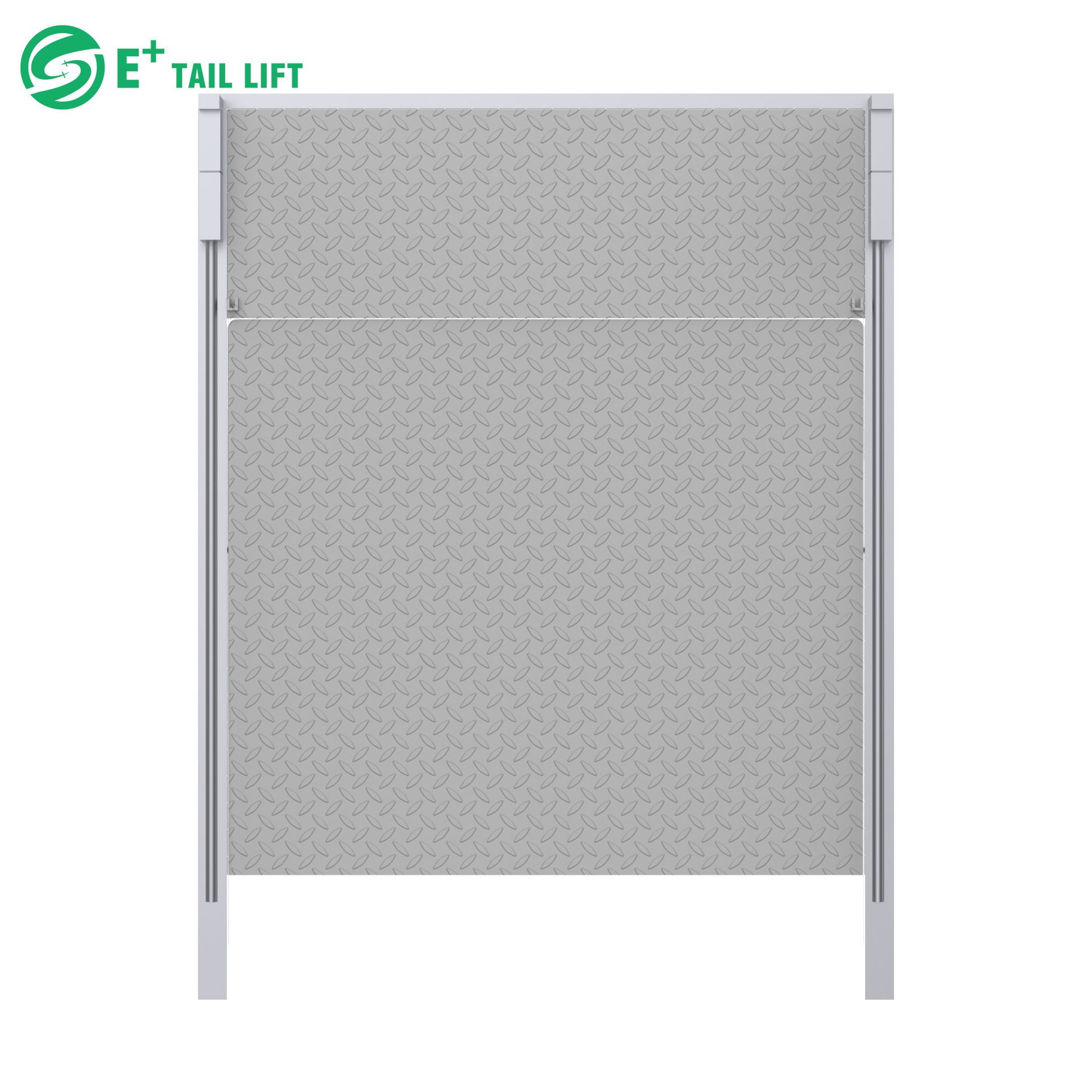 Vertical electric truck tail lift aluminum