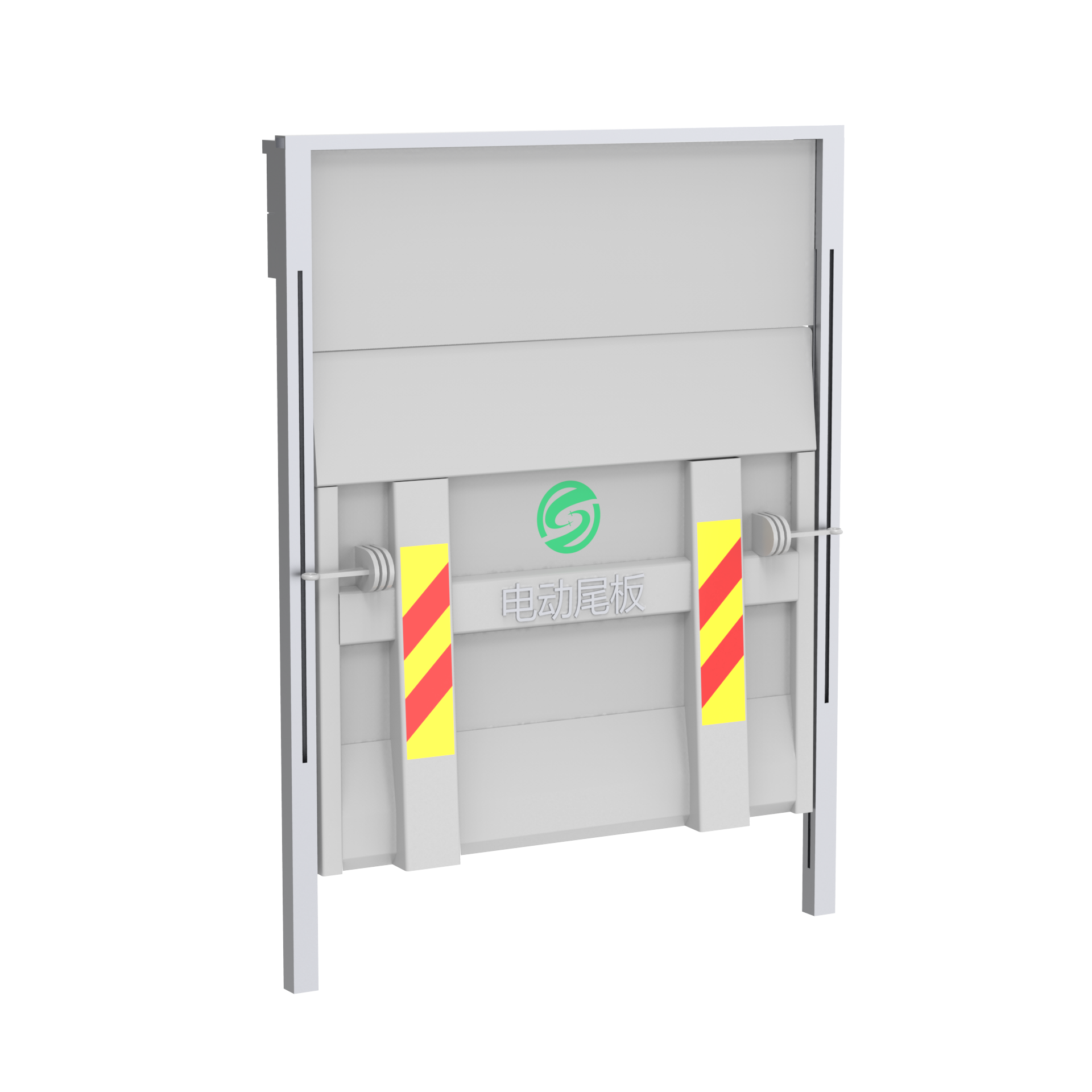 Vertical electric truck tail lift aluminum