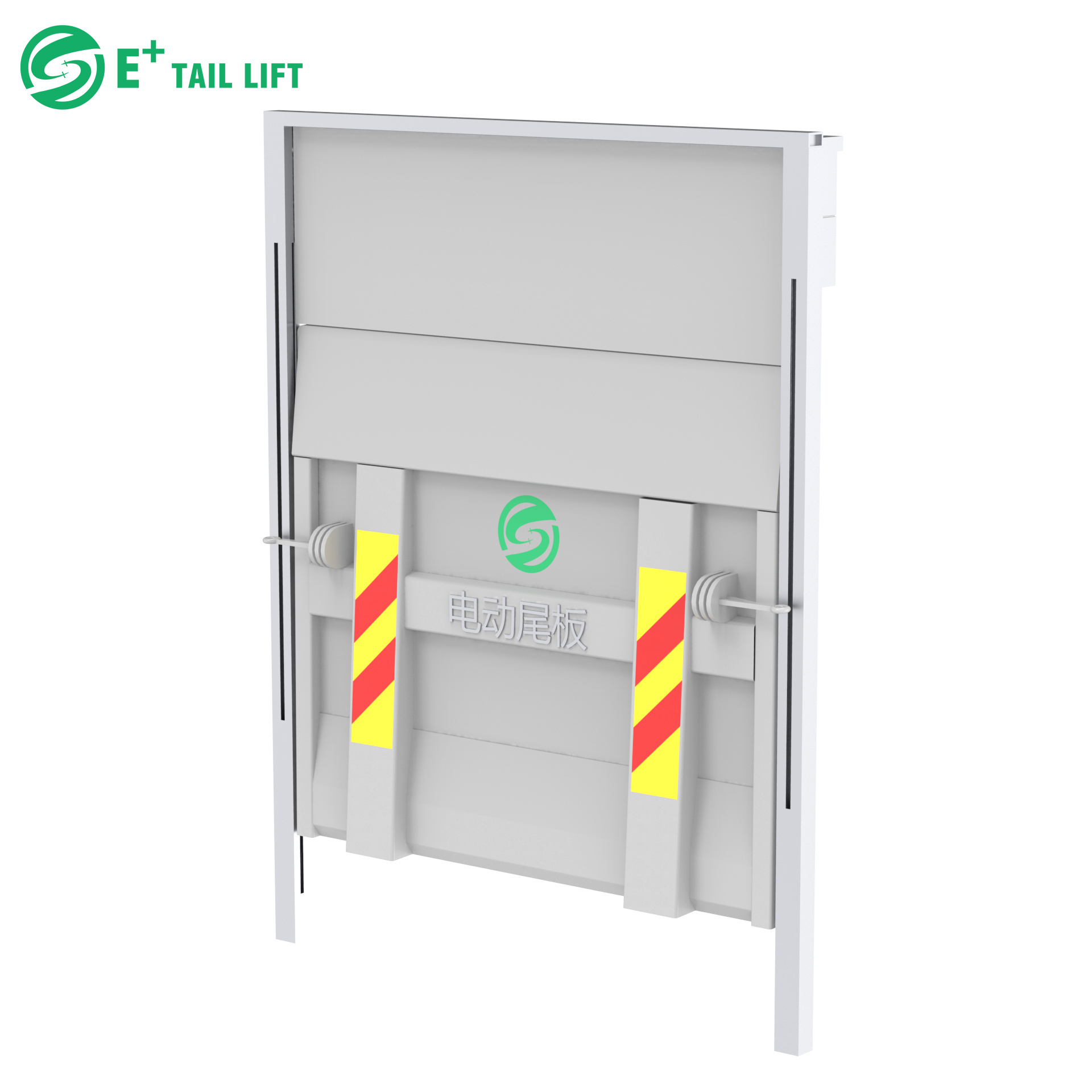 Vertical electric truck tail lift aluminum