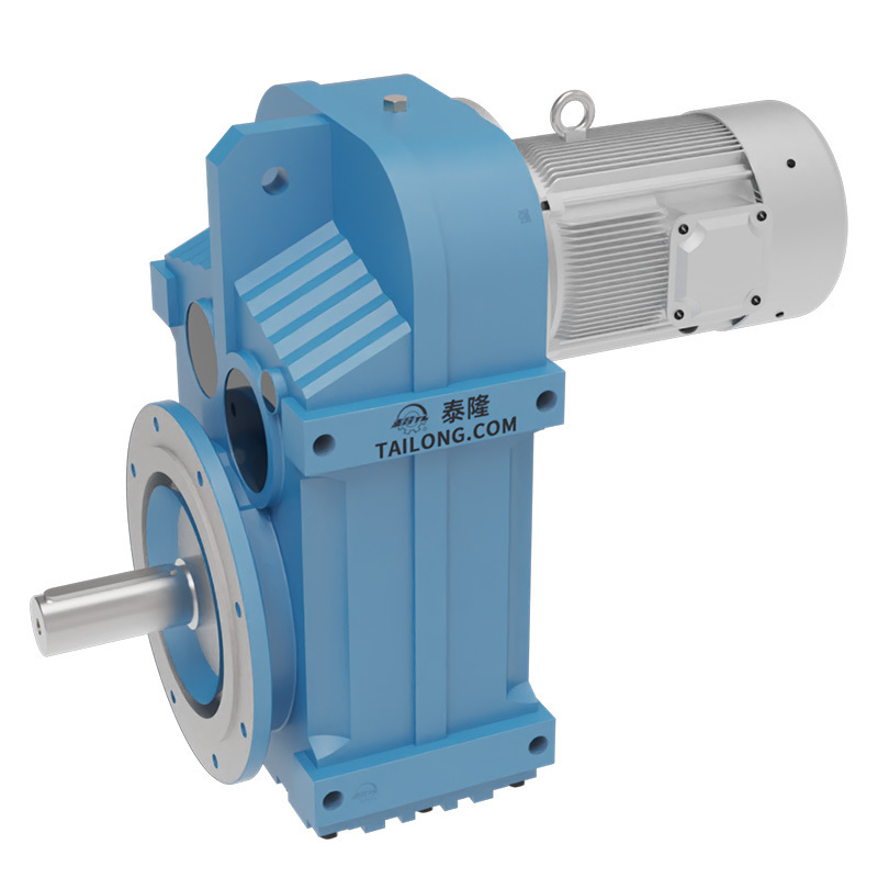 vertical mounted Parallel Shaft Speed Reducer for Conveyor  band PF Series Modular Geared Motor