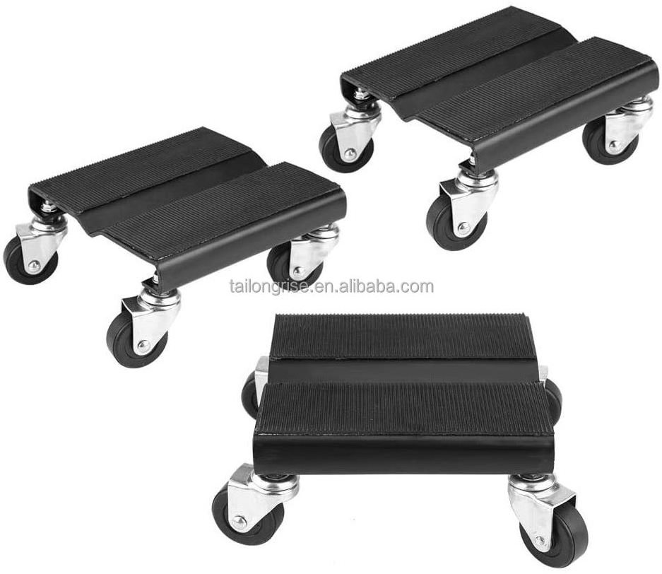 Wheel Dolly 3Pcs Tire Car Dolly Auto Repair Snowmobile Moving Dollies Set for Vehicle Car Auto Repair 1500lbs Capacity