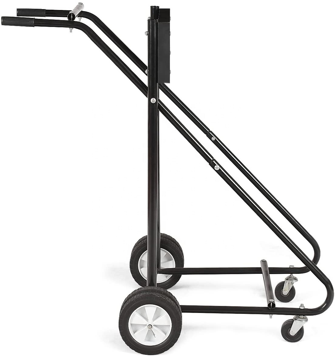 Pro Heavy Duty 315 LBS Outboard Boat Motor Cart Engine Stand/Racks Carrier Cart Dolly Storage with 4 Wheels