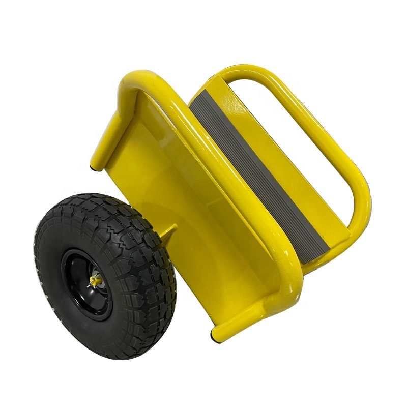 Heavy Duty Panel Dolly Slab Door Dollys with 2 10 in Foam Tires Wheels, 600LBS Load Capacity