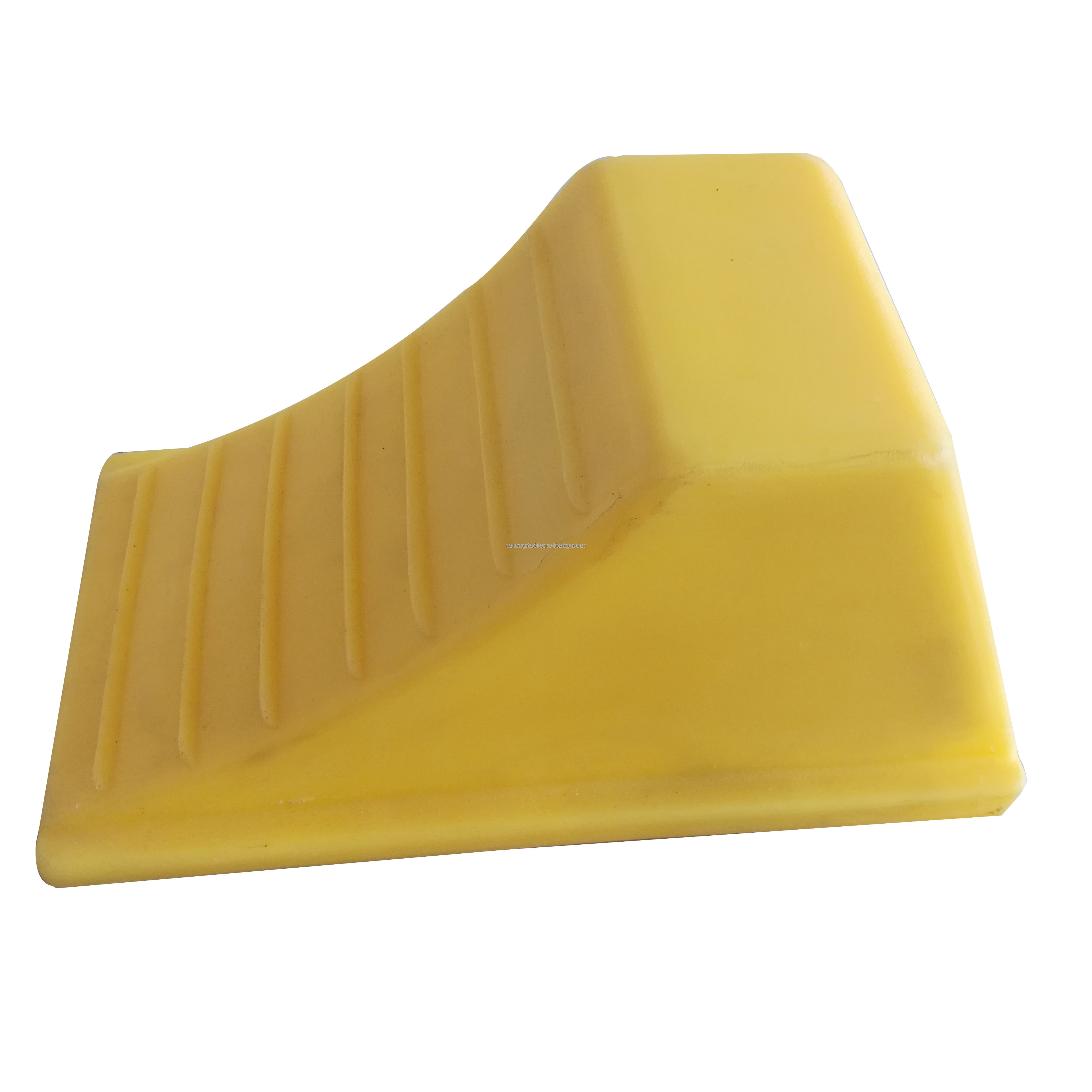 Truck Trailer Safety Parking Polyurethane Wheel Chock Tire Stop Block