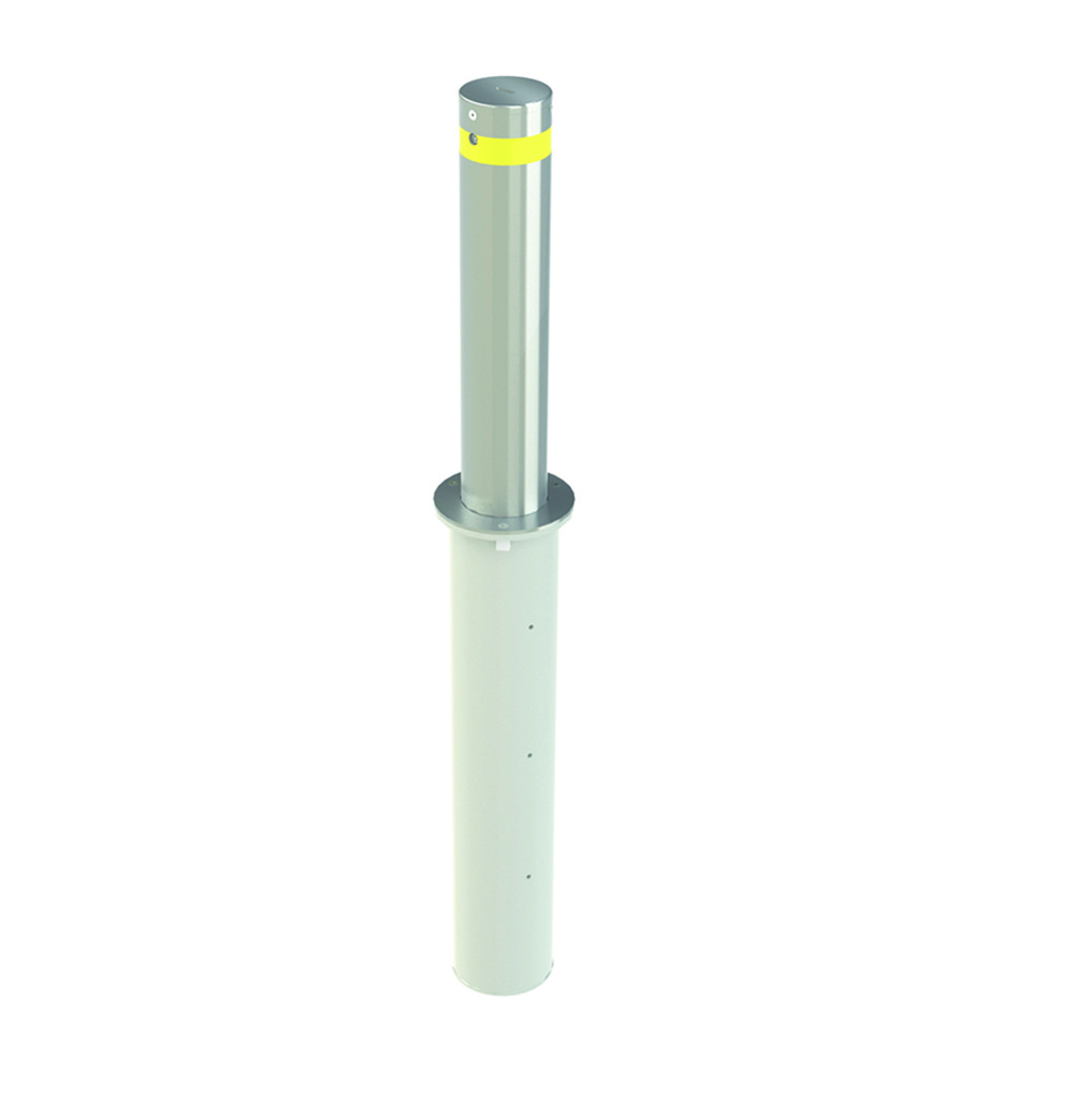 Hot Sale 304 Stainless Steel Reflect Retractable Manual Bollard/Steel Retractable Bollard