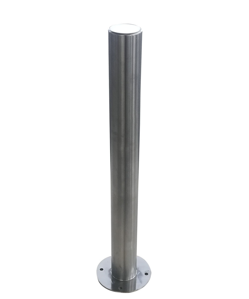 Traffic Control Metal Bollards/Security Surface Mounted Warning Bollard Stainless Steel Post Barrier for Road Street Parking