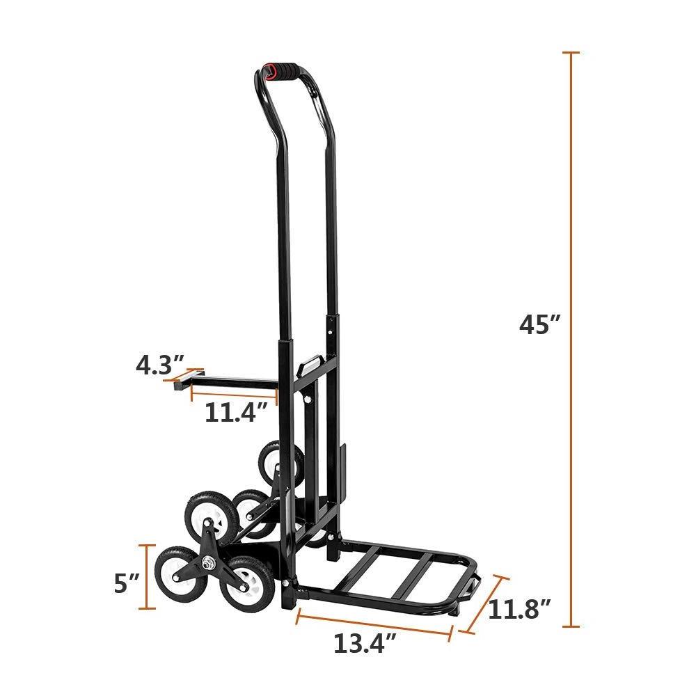 Stair Climbing Cart/Stair Climbing, Folding Hand trolley 6 Wheel Stair Climber Climbing Hand Trolley