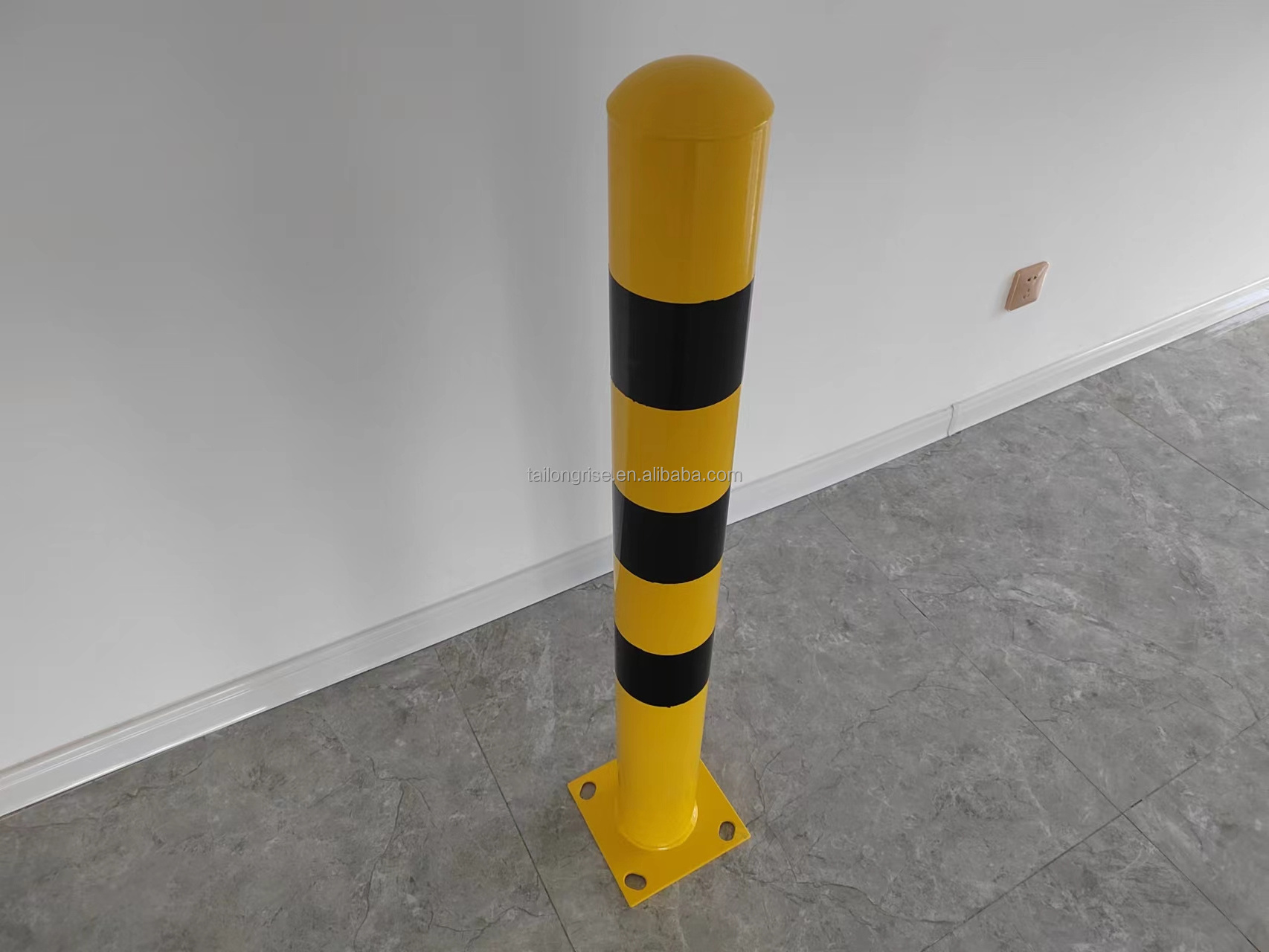 Heavy duty parking barrier stainless steel bollard traffic safety barriers pillar removable bollard road security bollard