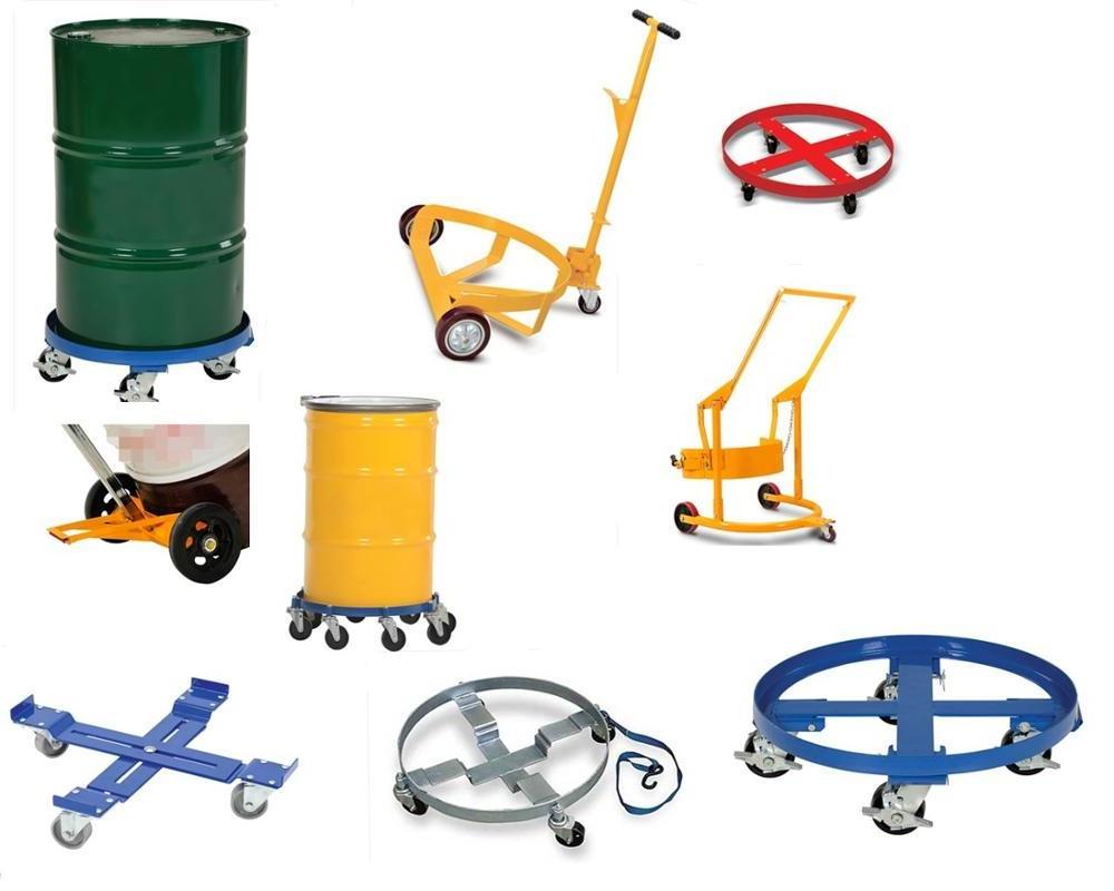 30/55 Gallon Material handling tools steel oil drum dolly