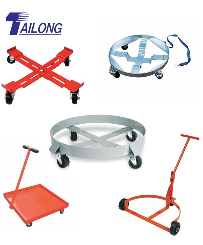 30/55 Gallon Material handling tools steel oil drum dolly