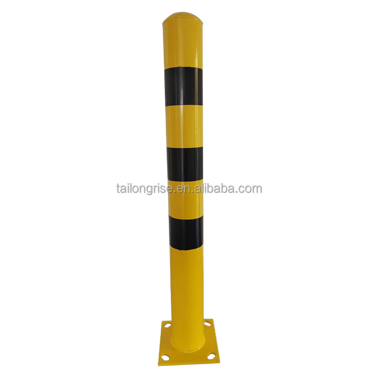 Heavy duty parking barrier stainless steel bollard traffic safety barriers pillar removable bollard road security bollard