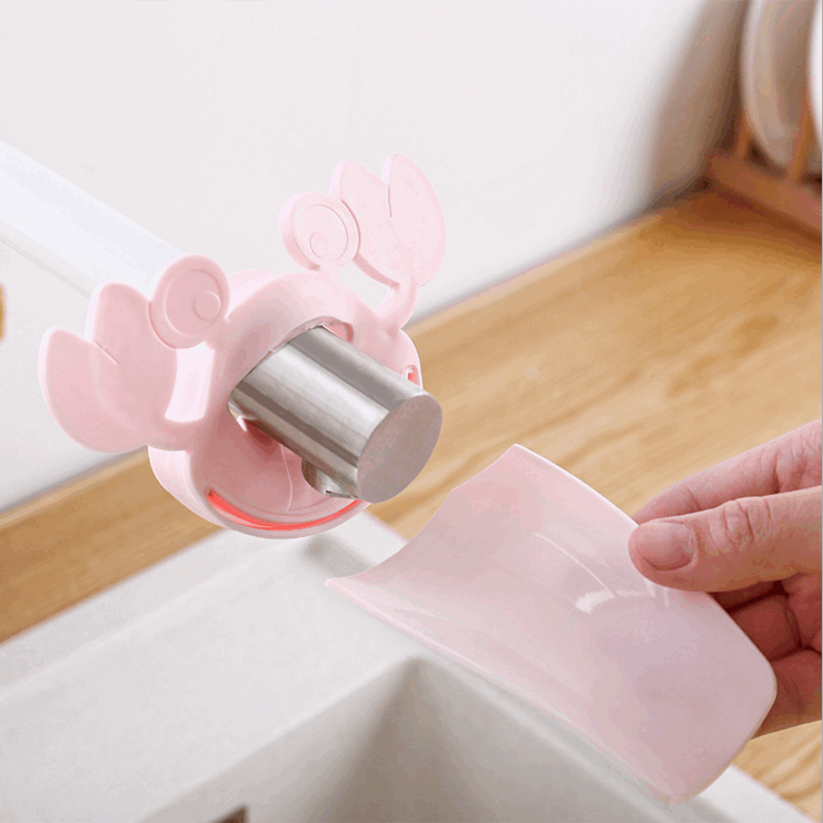 Bathroom cartoon Faucet Extender Kid Children Hand Wash Device Extender Sink Handle Extension Water Tap Extension Bathroom Acces