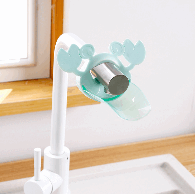 Bathroom cartoon Faucet Extender Kid Children Hand Wash Device Extender Sink Handle Extension Water Tap Extension Bathroom Acces