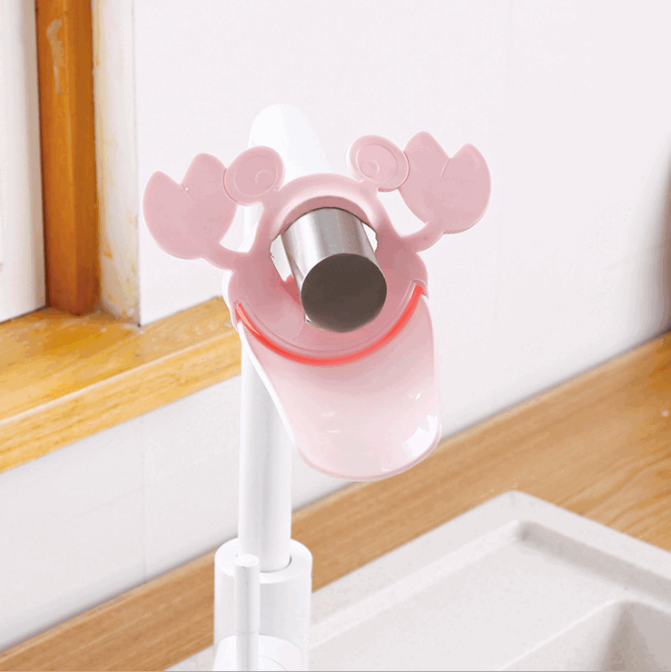 Bathroom cartoon Faucet Extender Kid Children Hand Wash Device Extender Sink Handle Extension Water Tap Extension Bathroom Acces