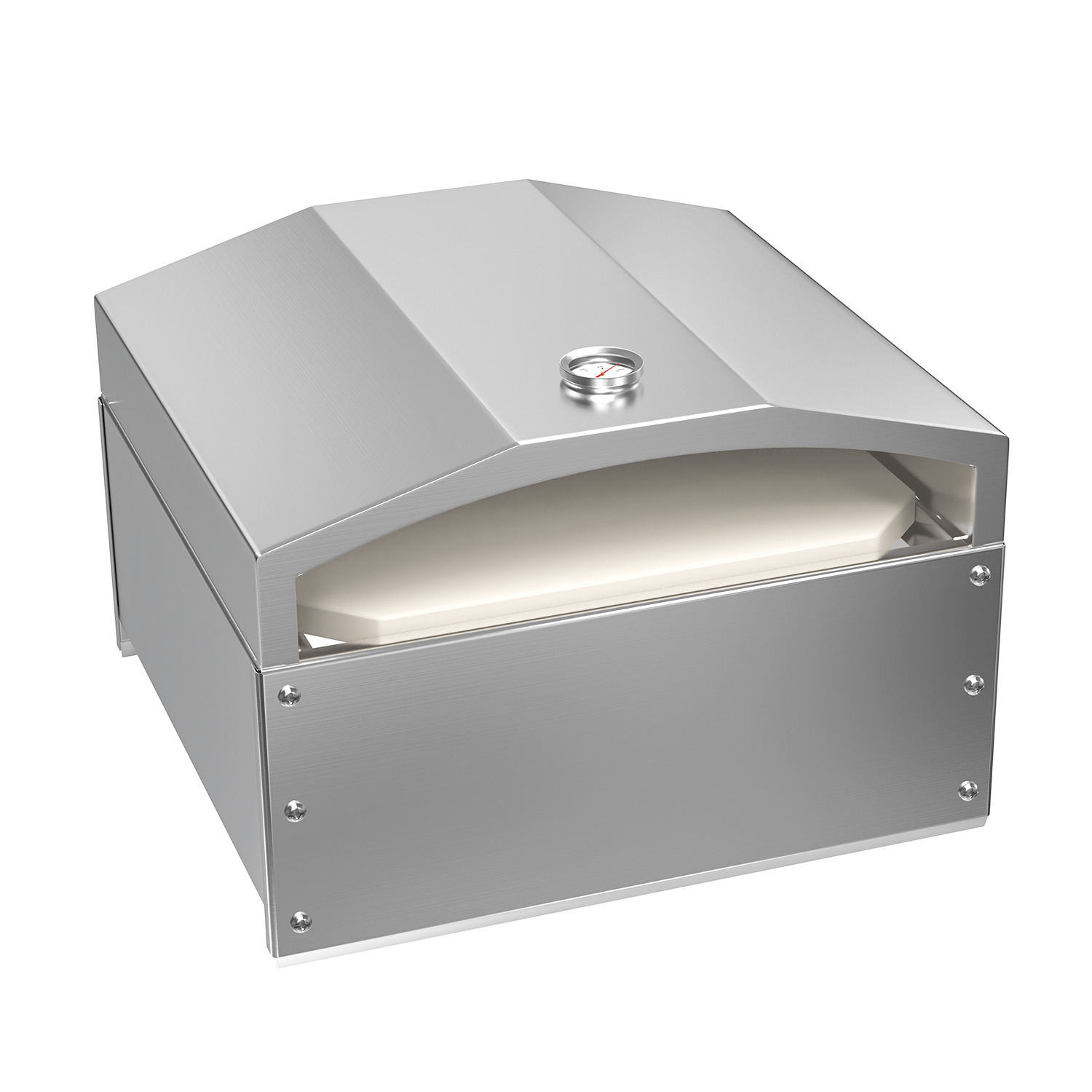 Stainless Steel Outdoor Pizza Oven for Traeger/Pit Boss/Camp Chef/Embers Wood Pellet Smoker Grills