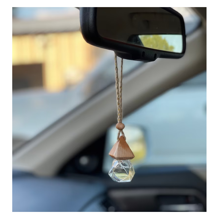 8ml empty glass car air freshener hanging perfume bottle fragrance waterproof diffuser bottle gold silver black