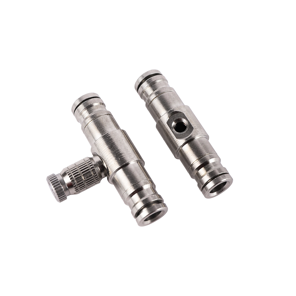 1/4 inch Pneumatic Fittings OD 6.35mm Tube Metal Quick Connect High Pressure Air Hose Connector Push in Fitting