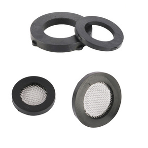 19mm 24mm Rubber Flat Gasket with 40 Mesh Filter Faucet Seal Washer 1/2" 3/4" Female Thread Garden Water Connector Fitting