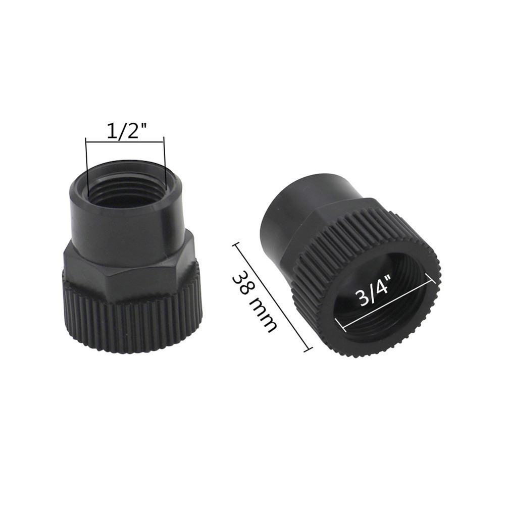 Plastic 3/4 to 1/2 Inch Female Thread Reducing Joint Garden Irrigation Connector Universal Adapter