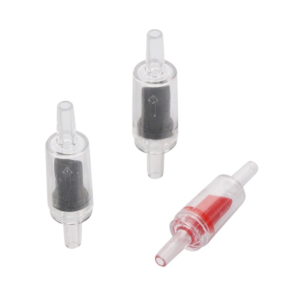 Plastic Non-Return One Way Check Valve CO2 Aquarium Fish Tank Accessories Pneumatic Air Check Valve