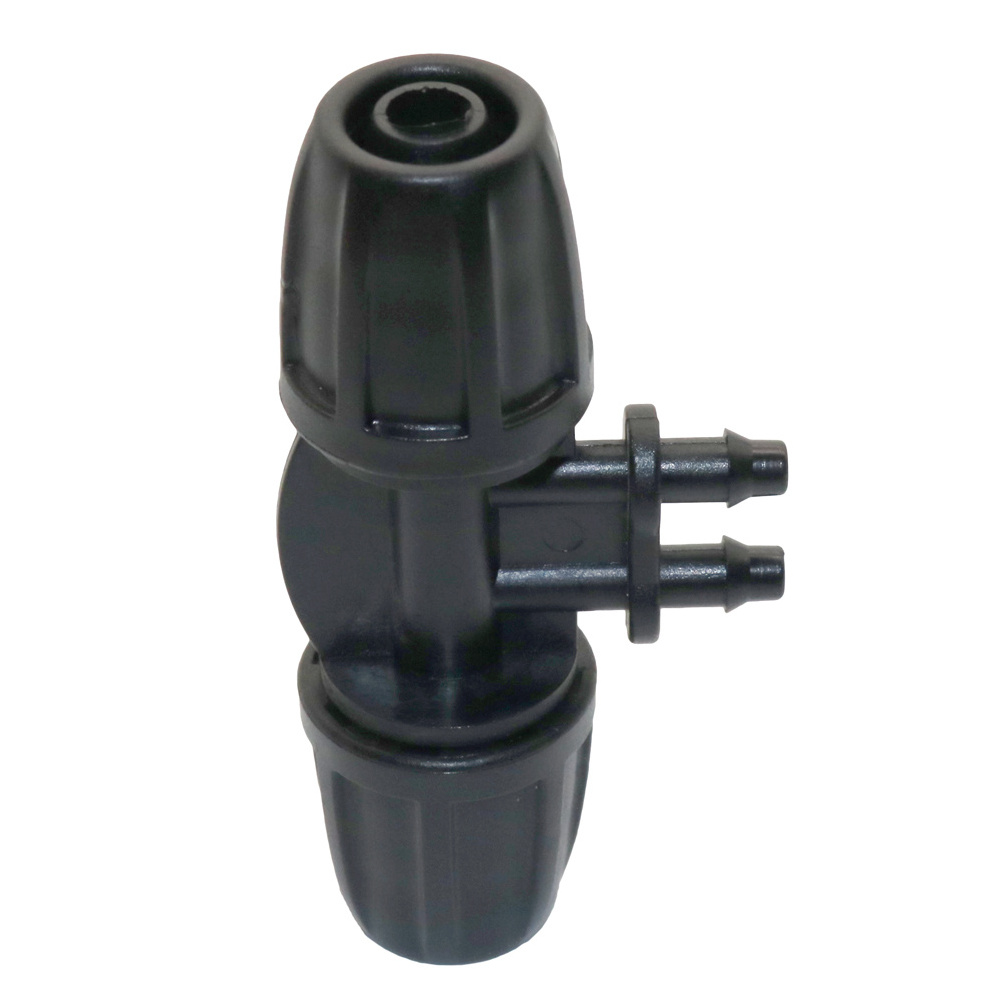 8 / 11mm to 4 / 7mm Hose Splitters 4 Way Hose Connector For Automatic Watering System Hose Quick Connector