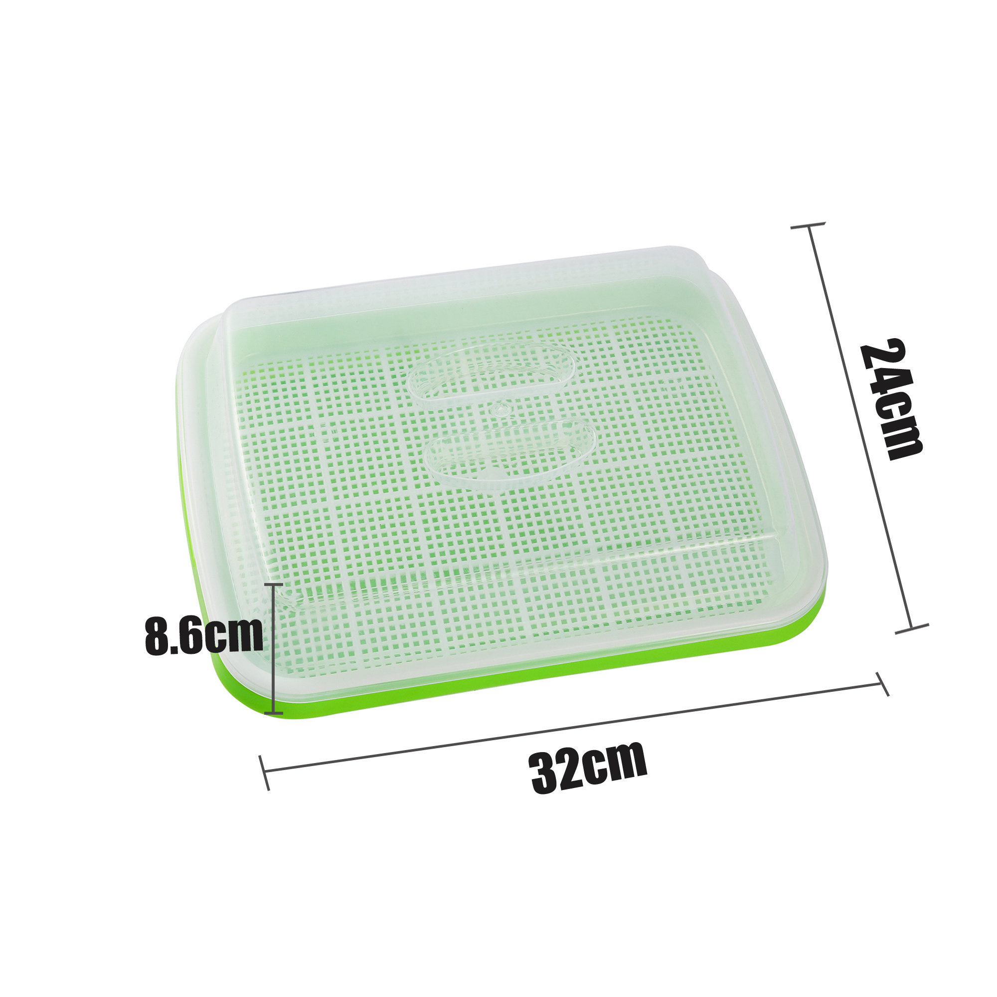 Pea Bean Sprouts Wheat Seedlings Cat Grass Gardening Hydroponics Seedling Tray Seed Soilless Cultivation Germination Tray