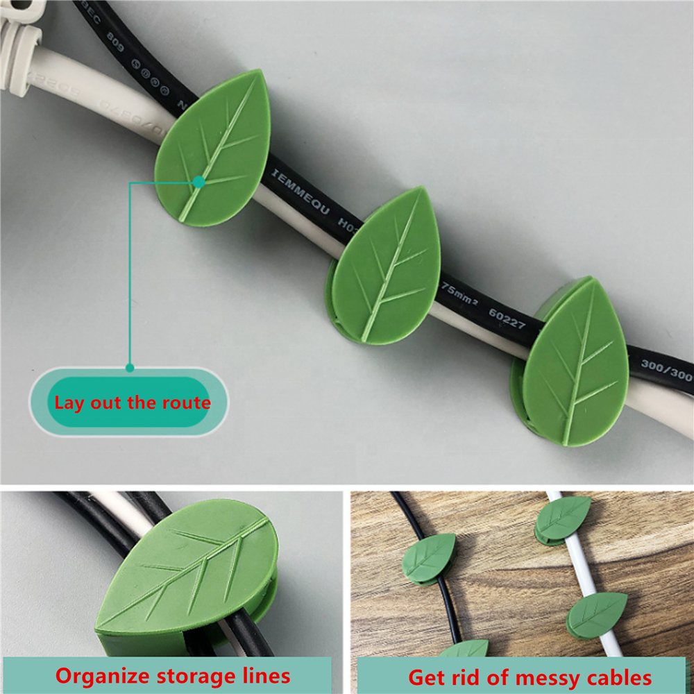 Plant Climbing Wall Leaf Clips Self-Adhesive Fixture Rattan Vine Fixed Buckle Garden Support Traction Fixing Hooks