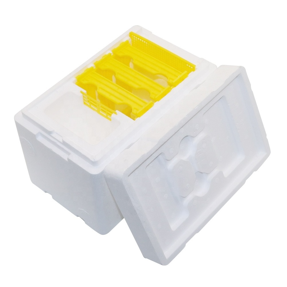 Beekeeping Equipment White And Yellow Foam Home Bee Hive Mating Boxes Supplies