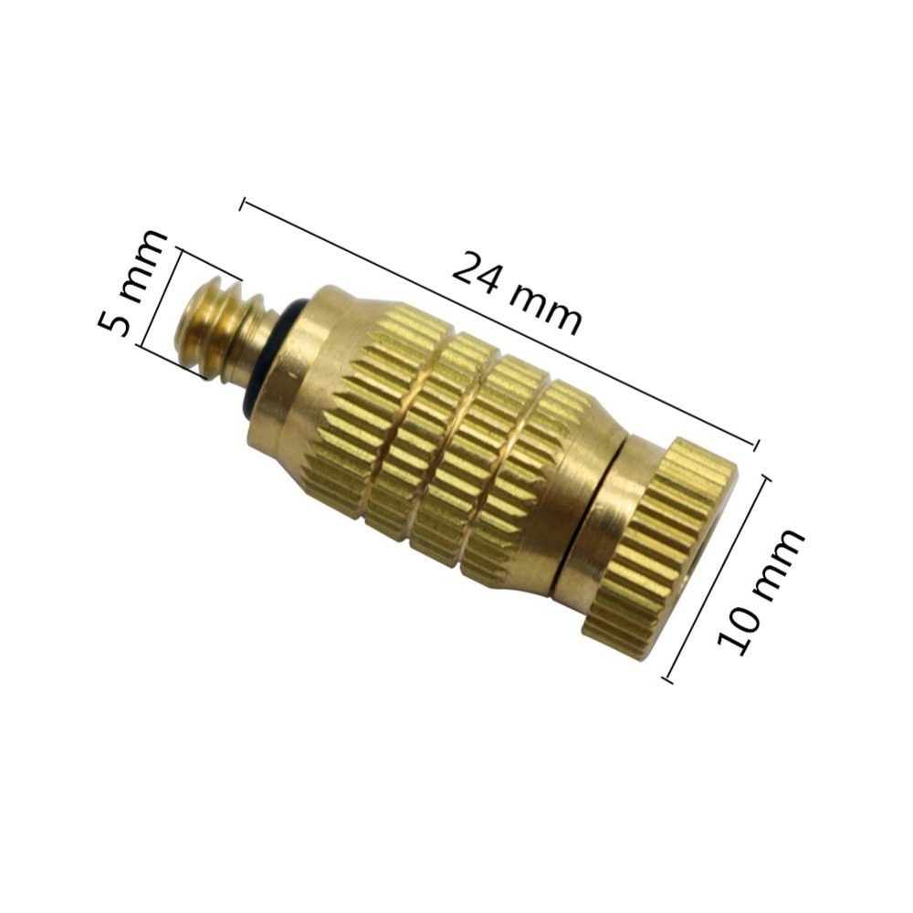 Garden Greenhouse High Pressure Brass 3/16 Mist Fog Spray