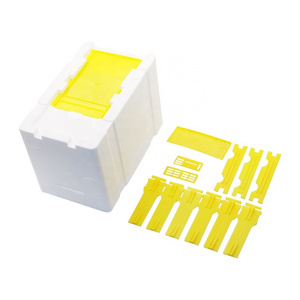 Beekeeping Equipment White And Yellow Foam Home Bee Hive Mating Boxes Supplies