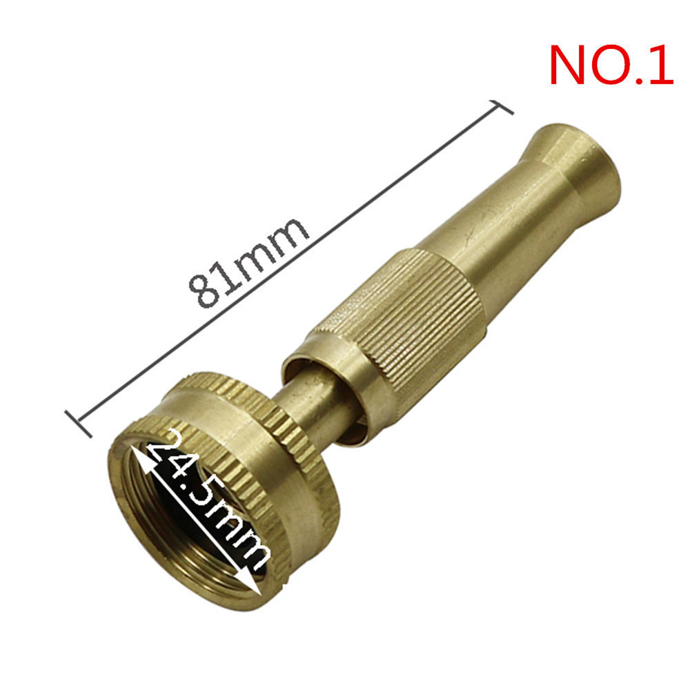 3/4 inch, 1/2 to 3/4 inch Female Thread Brass Spray Gun Adjustable Car Wash Irrigation Water Gun