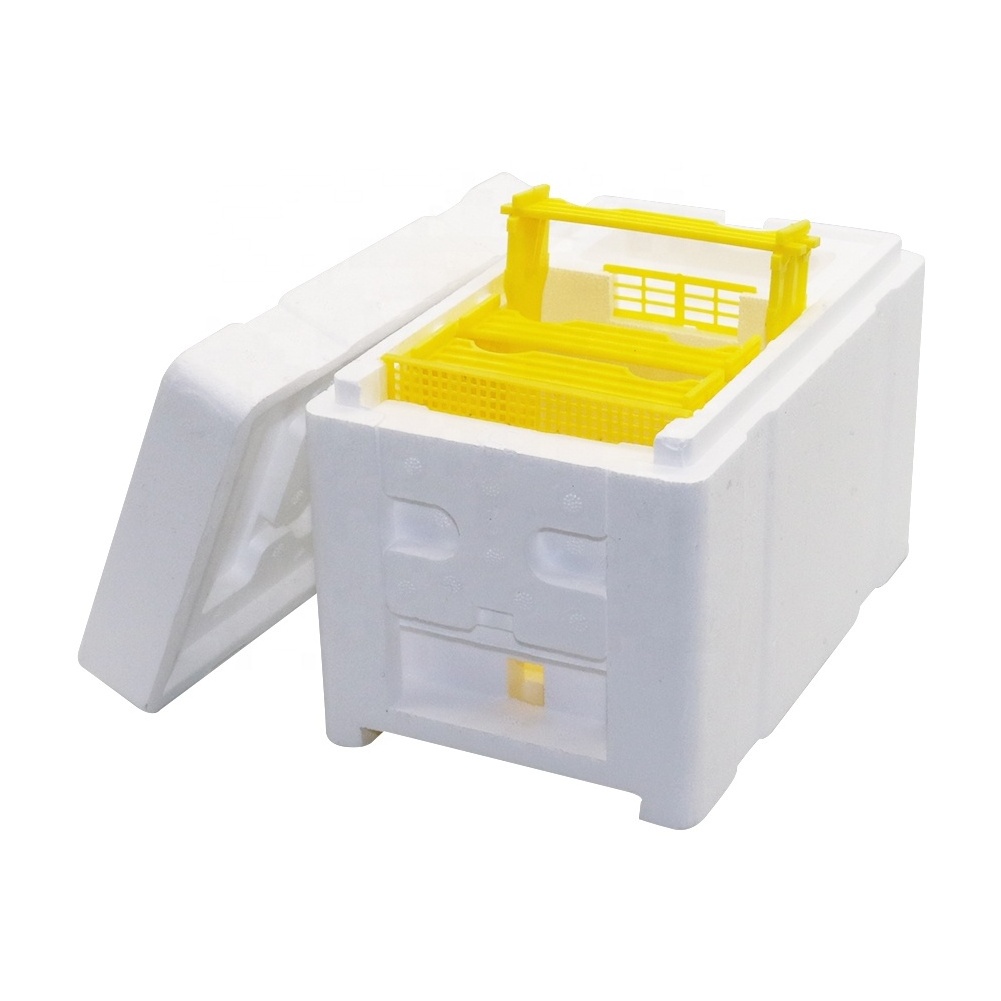 Beekeeping Equipment White And Yellow Foam Home Bee Hive Mating Boxes Supplies