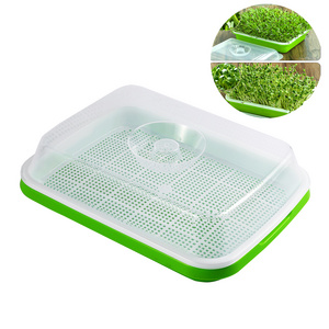 Pea Bean Sprouts Wheat Seedlings Cat Grass Gardening Hydroponics Seedling Tray Seed Soilless Cultivation Germination Tray