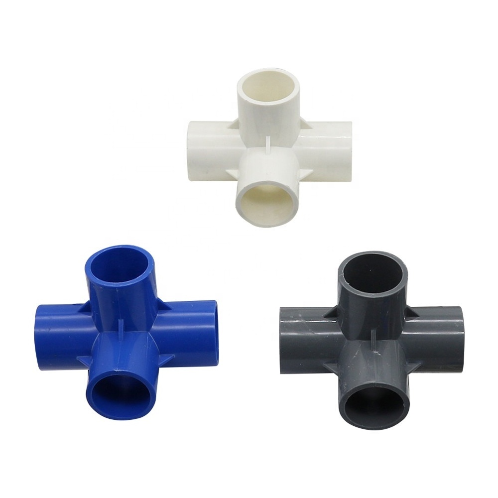 3 4 5 Way PVC Connectors 20mm 25mm 32mm Pipe Tube Joint DIY Water Pipe PVC Fittings