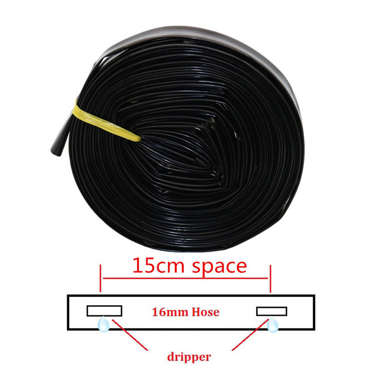 Agricultural Water Saving Dripping Irrigation System 16mm Hose PE Drip Irrigation Tape