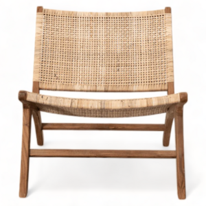 Mueble Teak Lazy Chair With Rattan Weaving Are Used For Cane Outdoor Garden Chairs And Relax Chair for Living Room Furniture