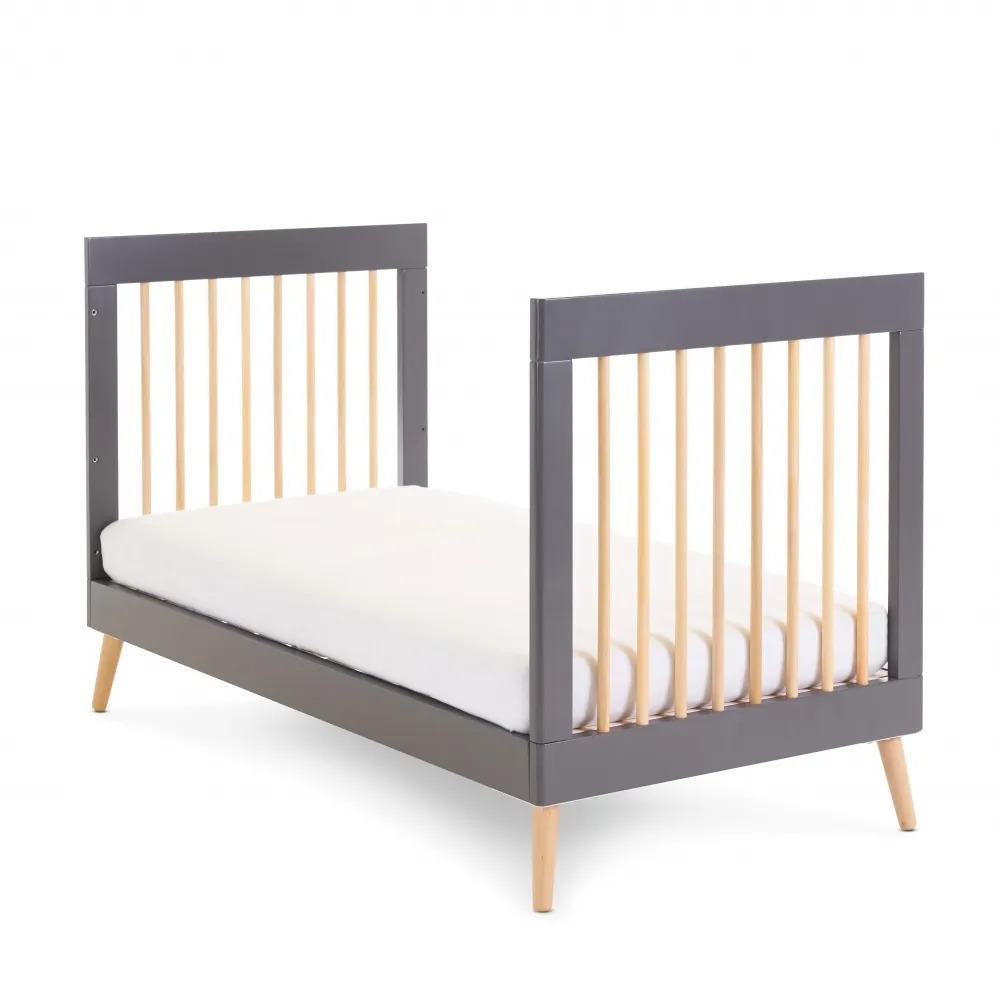 Luxury Solid Wood Baby Crib Beds in Modern Style Children beds for Mattress size 140x70 cm Wooden Bed for Child - Obane