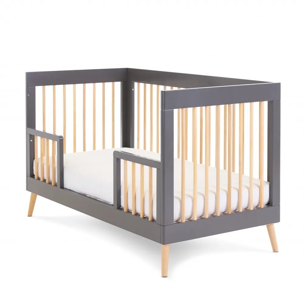 Luxury Solid Wood Baby Crib Beds in Modern Style Children beds for Mattress size 140x70 cm Wooden Bed for Child - Obane