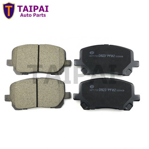 top quality ceramic car disk brake pad factory supplier D923 D2217 04465-44050 04465-02080 MATRIX COROLLA Brake Pads for TOYOTA