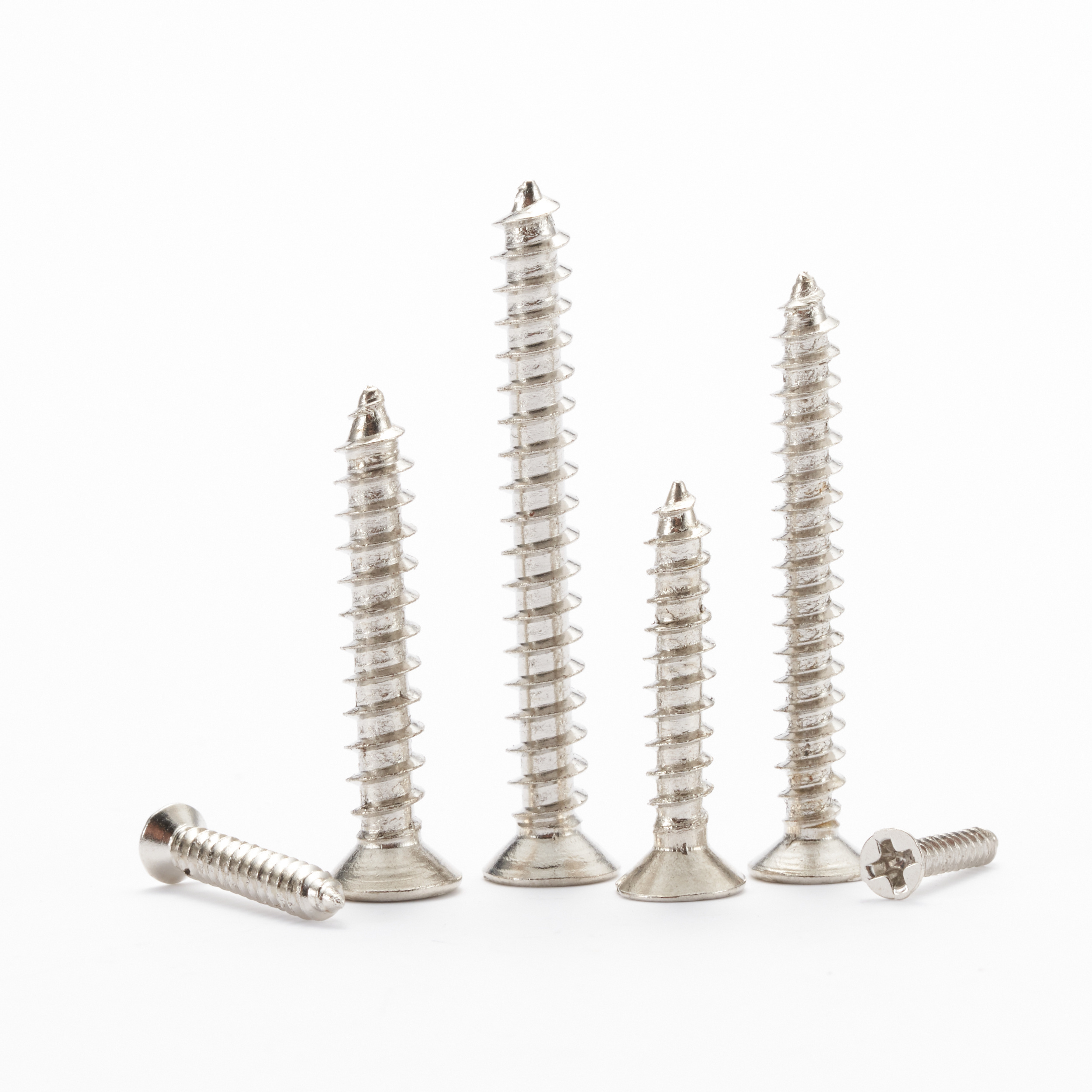 High Quality Nickel Plated M1-M4 Wallboard NailCross Countersunk Head KA Carbon Steel Self-Tapping Screws Phillips Inch