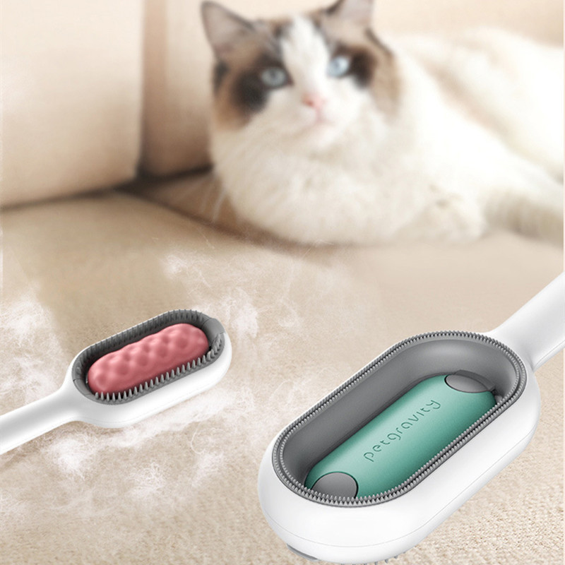 2022 New Tool Massage Comb Cleaning Slicker Hair Removal Animal Cat Dog Comb Pet Grooming Brush