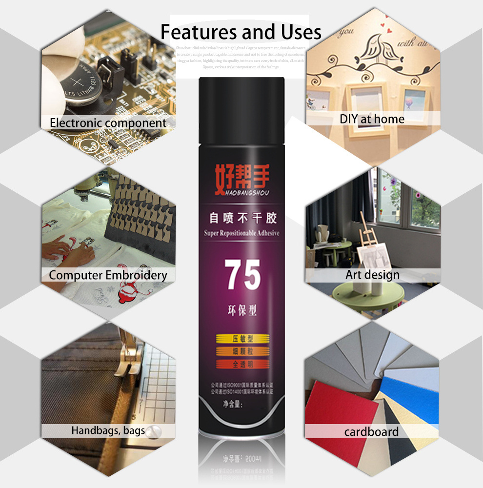 2021 Super Contact Adhesive Spray Waterproof Glue For Shoes Rubber Foam Fabric Carpet And Canvas