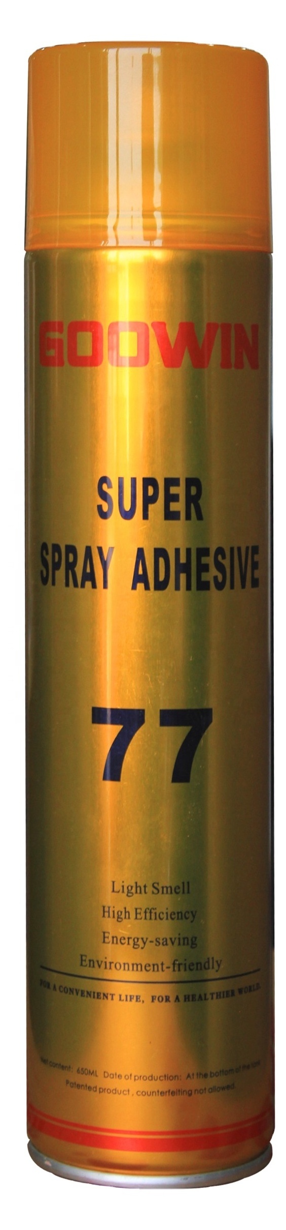 Aerosol garment  Embroidery fabric spray adhesive glue for patching 77