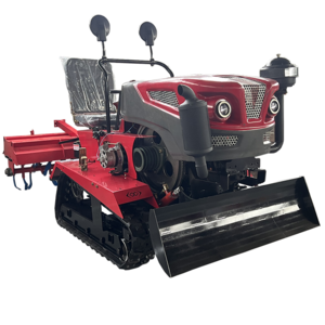 35Hp Crawler Tractor Farm Orchard Paddy Field/mini Crawler Tractor With Rotary Tiller Plow Various Agricultural Machinery