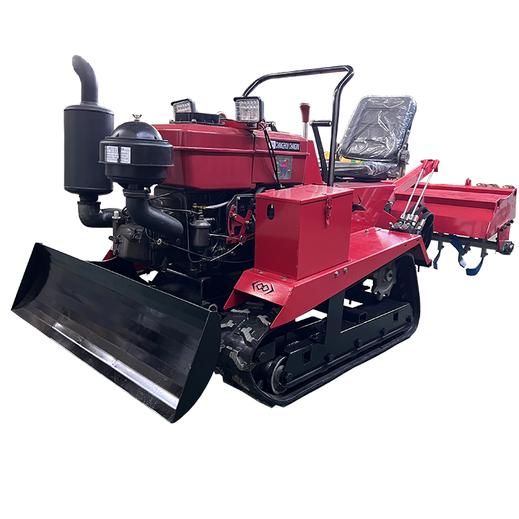 35Hp Crawler Tractor Farm Orchard Paddy Field/mini Crawler Tractor With Rotary Tiller Plow Various Agricultural Machinery