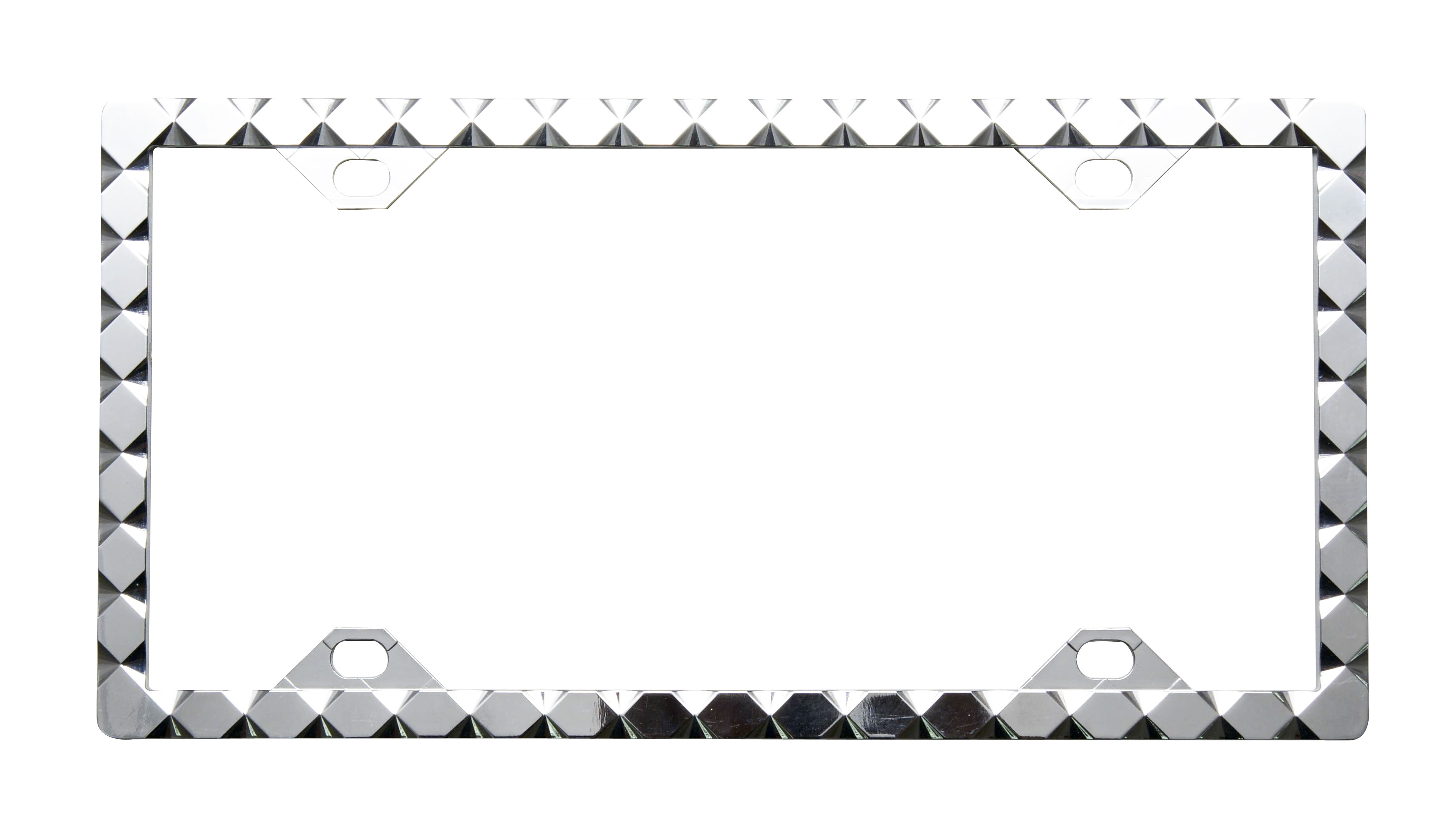 Factory Sale Various Widely Used Blade-II Zinc Alloy License Plate Frame for USA