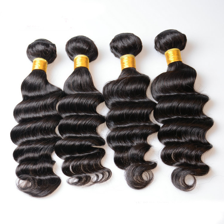 Factory Pre plucked Lace Frontal Human Hair Bundles With Lace Frontal Closure Hair wig raw material