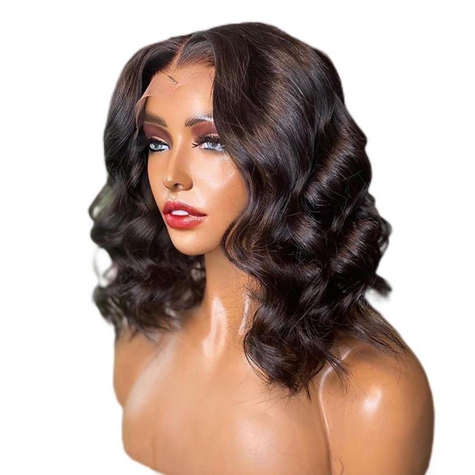 Short Cheap Wigs For Women Human Hair Short Human Hair Wigs Swiss Lace