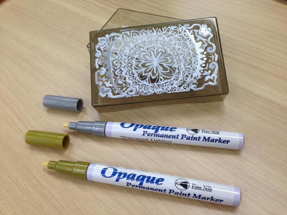 Japanese Industry paint markers and have highly resistant to water and light