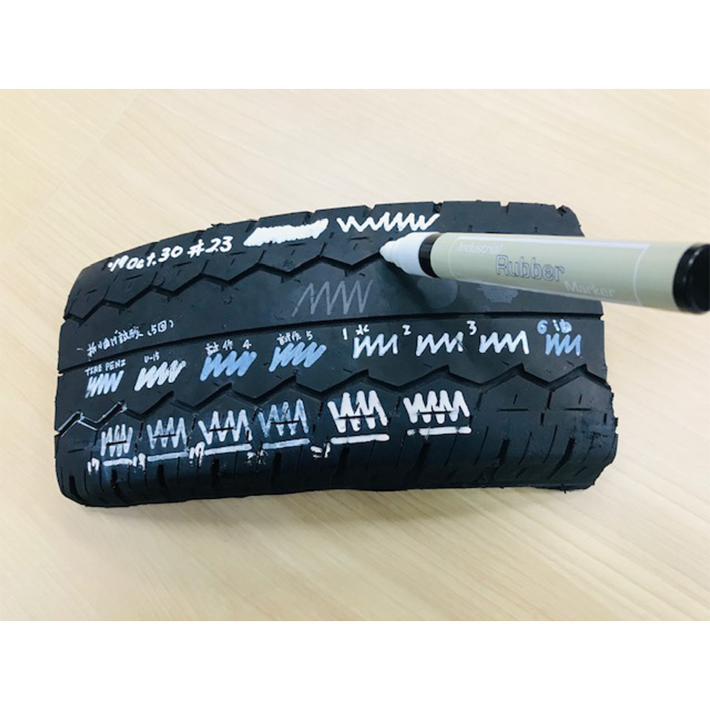 Japan TAISEI tire pen white black whiteboard marker pen ink for car